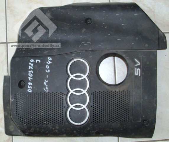 058103724Q Kryt motoru horní Audi A4, A6 1.8i 5V ADR