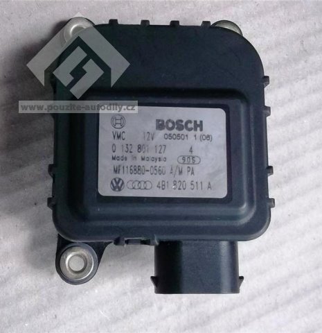 Servomotorek nastavovací Audi A6 98-05, klapka pro ovládání teploty 4B1820511A, Bosch 0132801127