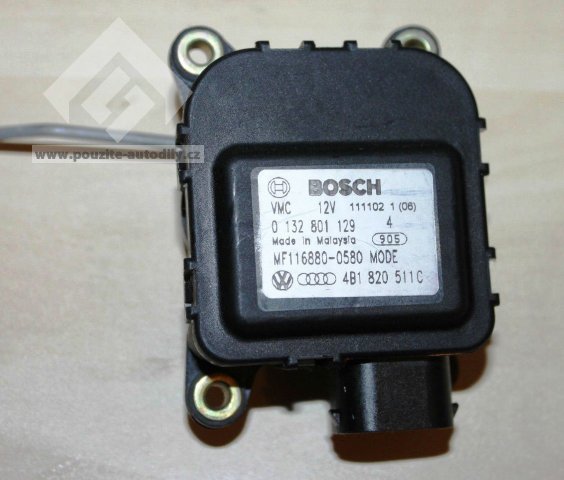 Servomotorek pro centrální klapku Audi A6 98-05, 4B1820511C, Bosch 0132801129