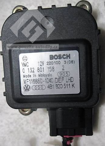 Servomotorek nastavovací Audi A6 98-05, pro víko odmrazovače 4B1820511K, Bosch 0132801158
