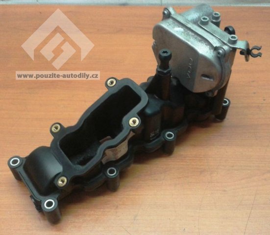 Saci potrubi + ovládač klapek vlevo, Audi A6, A8 059129711T