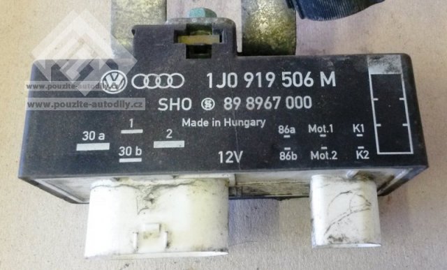 Řídící jednotka větráku chladiče, originál Audi 1J0919506M