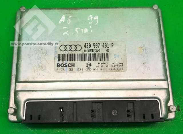 Řídící jednotka motoru 4B0907401P, originál Audi A6