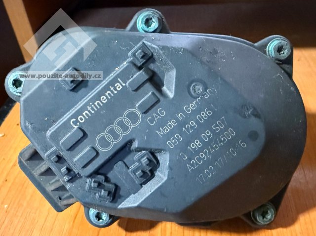 059129086L Škrtící klapka sacího potrubí Audi A4, A6, A8, Q7 VW Touareg