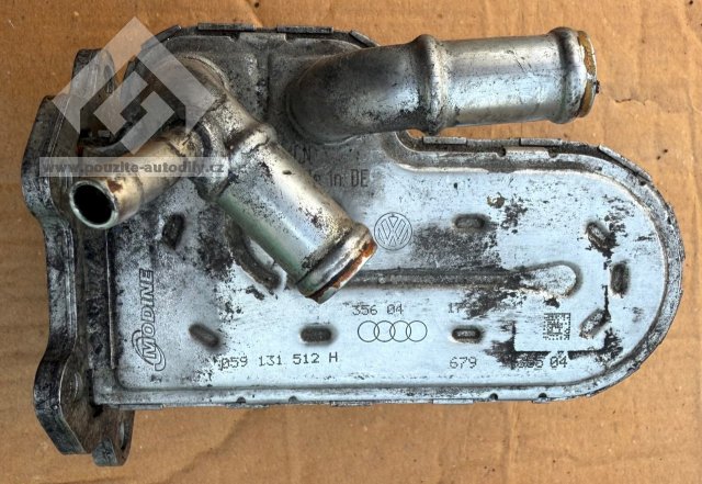 059131512H Chladič zpětné vedení zplodin 2.7TDi / 3.0TDi Audi, VW